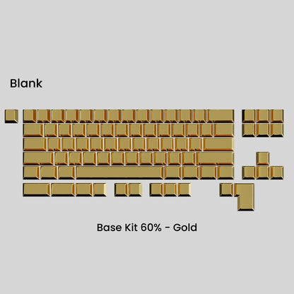 Full Metal Keycap Set: Basekit 60%-80%(TKL)-100%
