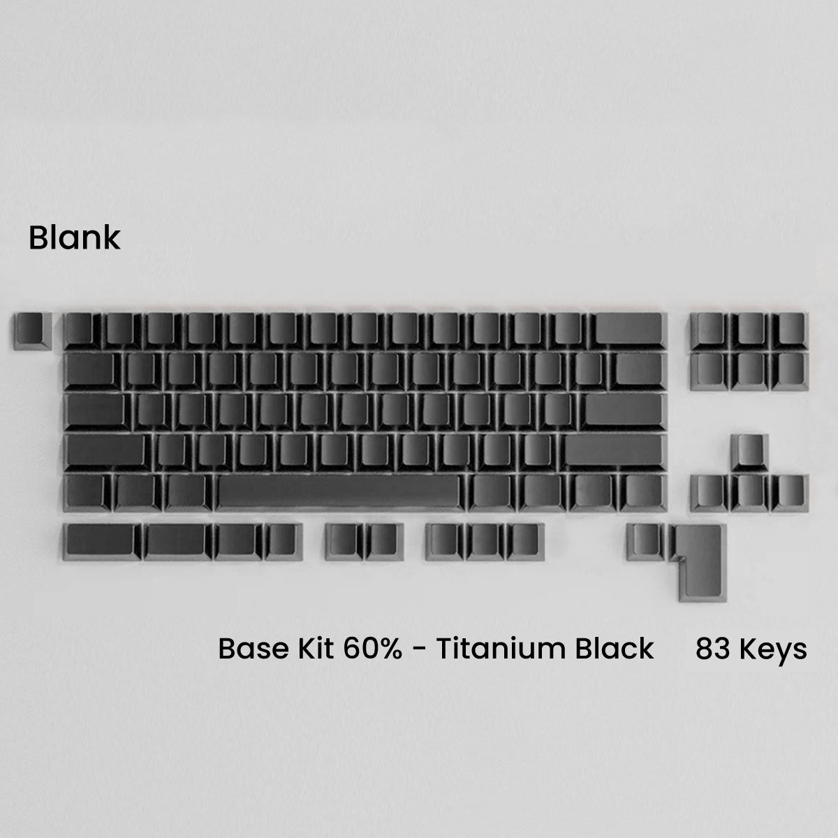 Full Metal Keycap Set: Basekit 60%-80%(TKL)-100%