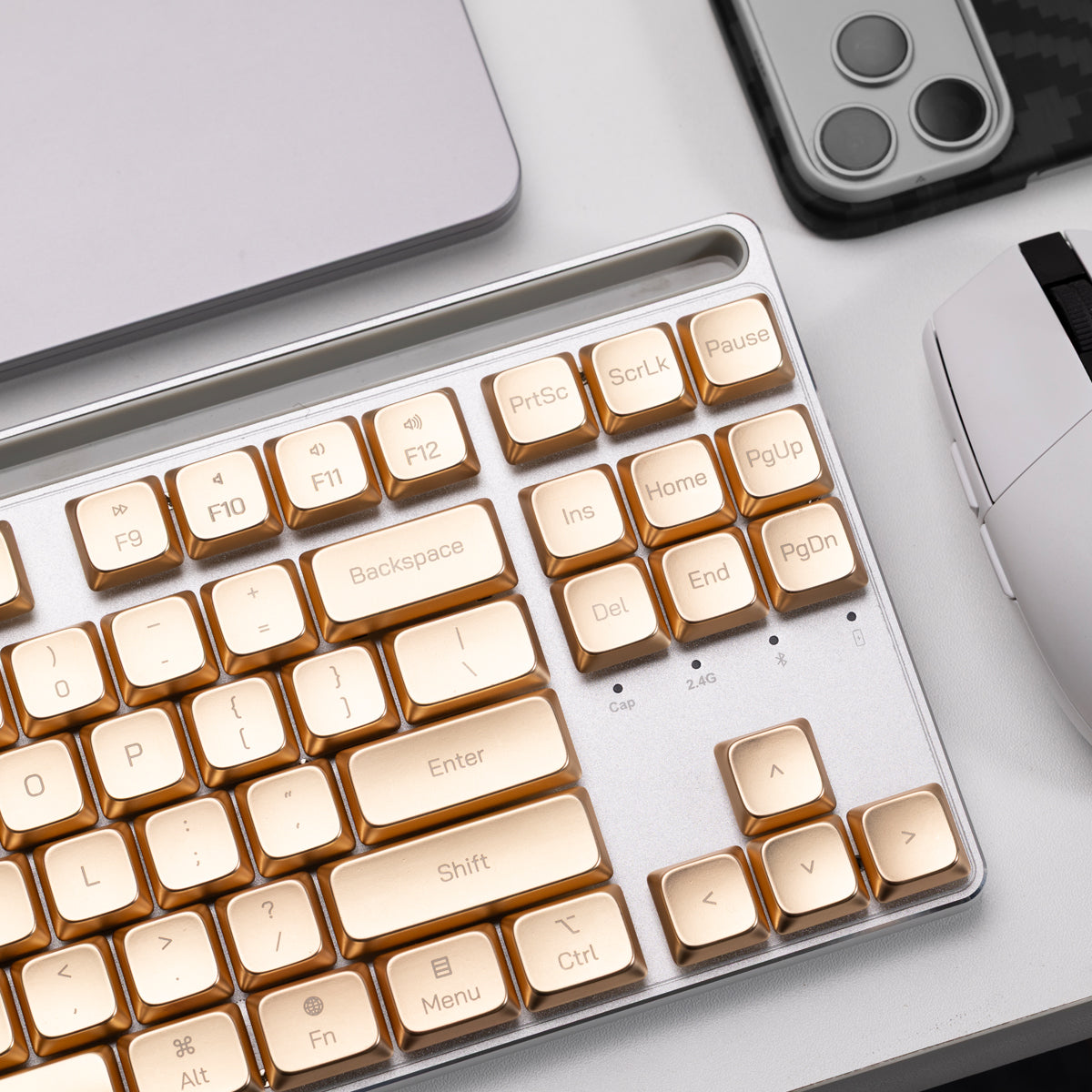 Awekeys Air Low-Profile Metal Keycaps - CHOC Switches