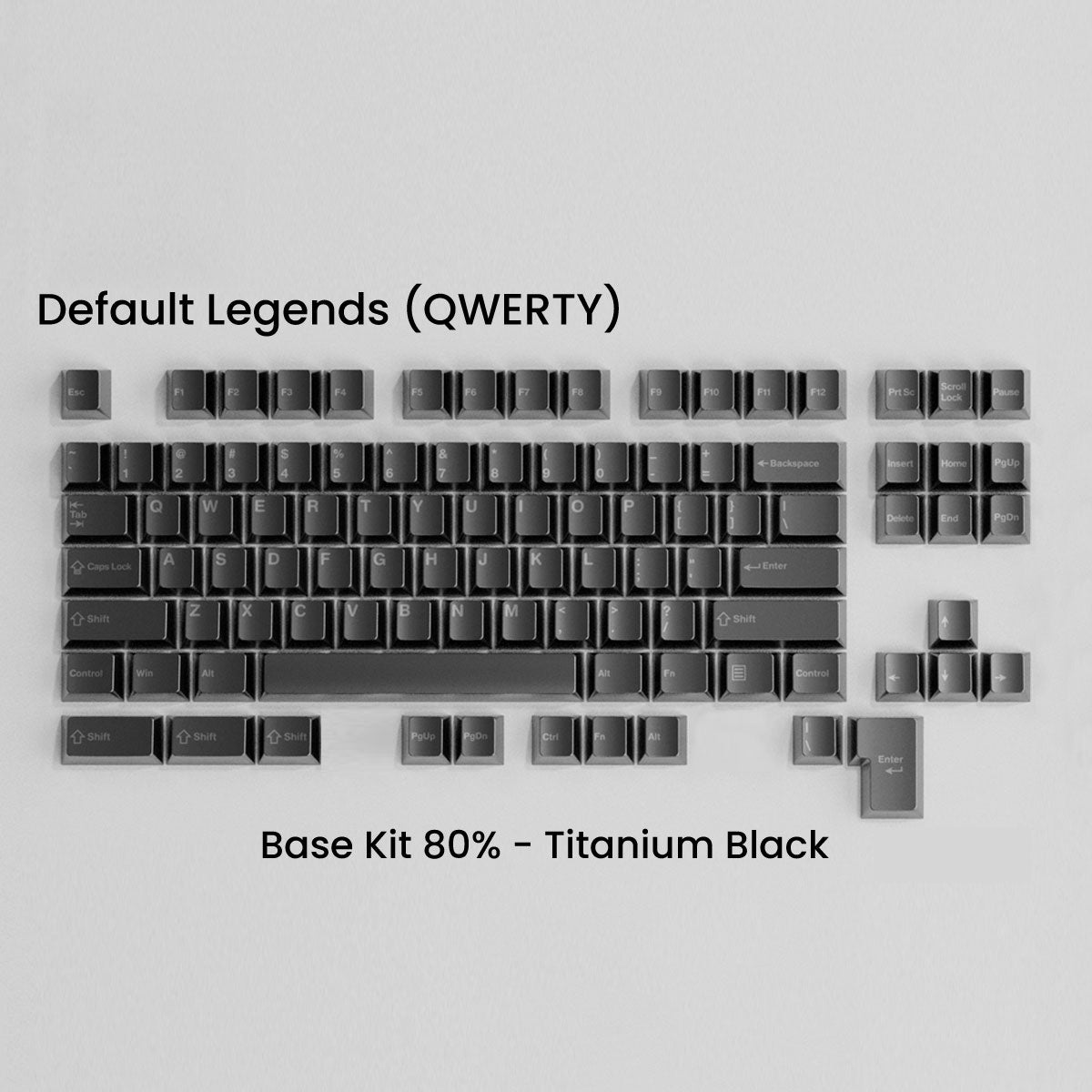 Full Metal Keycap Set: Basekit 60%-80%(TKL)-100%