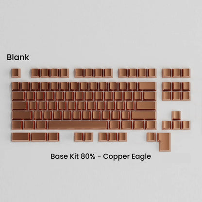 Full Metal Keycap Set: Basekit 60%-80%(TKL)-100%