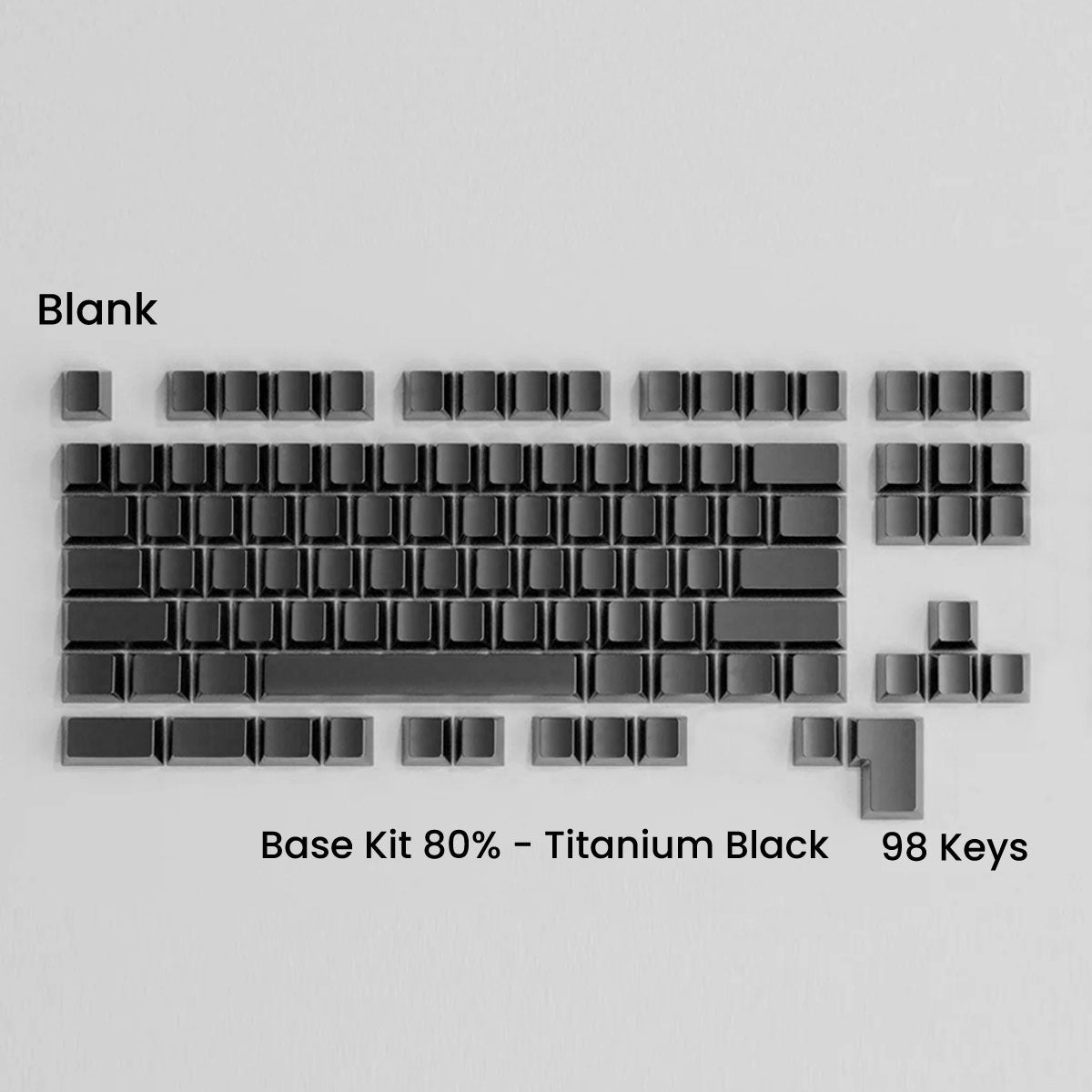 Full Metal Keycap Set: Basekit 60%-80%(TKL)-100%