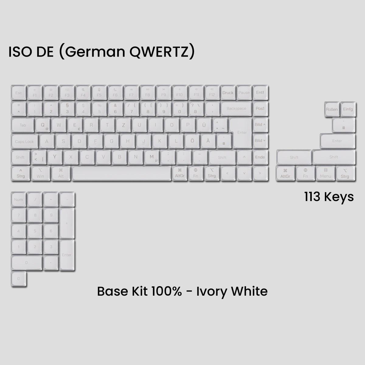 Awekeys Air Low-Profile Metal Keycaps