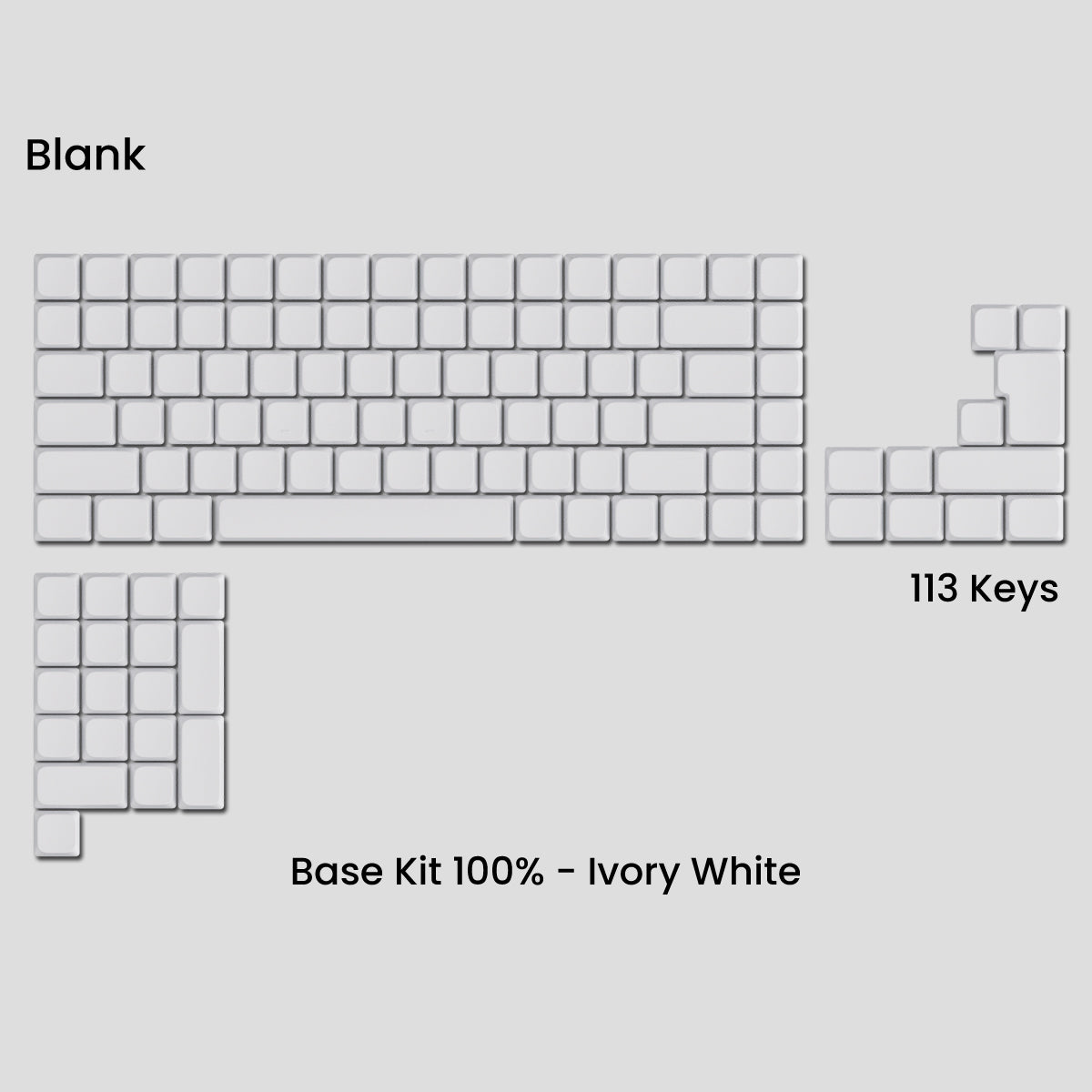 Awekeys Air Low-Profile Metal Keycaps