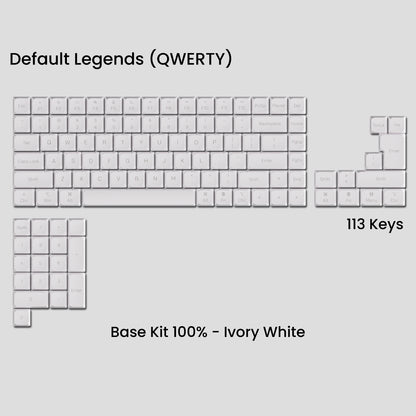 Awekeys Air Low-Profile Metal Keycaps