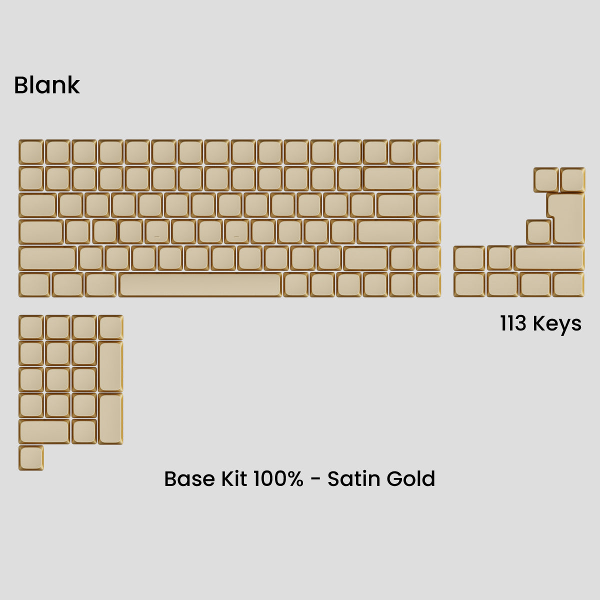 Awekeys Air Low-Profile Metal Keycaps