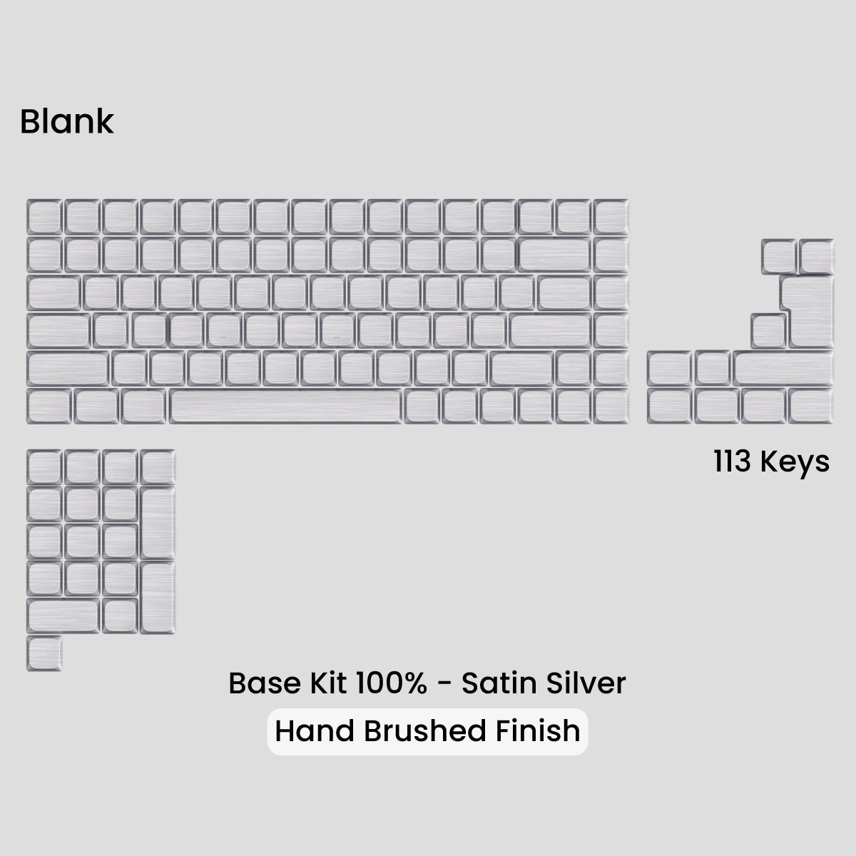 Awekeys Air Low-Profile Metal Keycaps