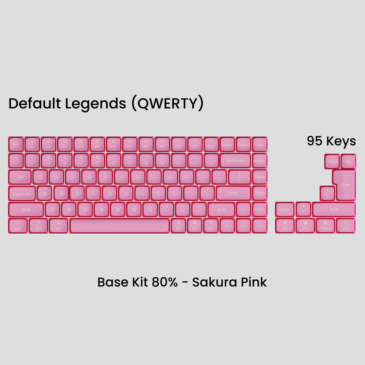 Awekeys Air Low-Profile Metal Keycaps