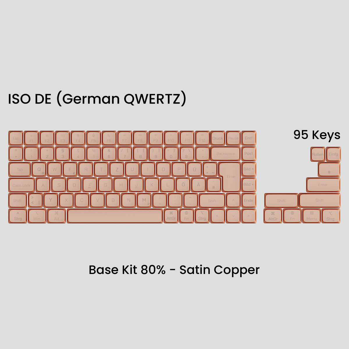 Awekeys Air Low-Profile Metal Keycaps