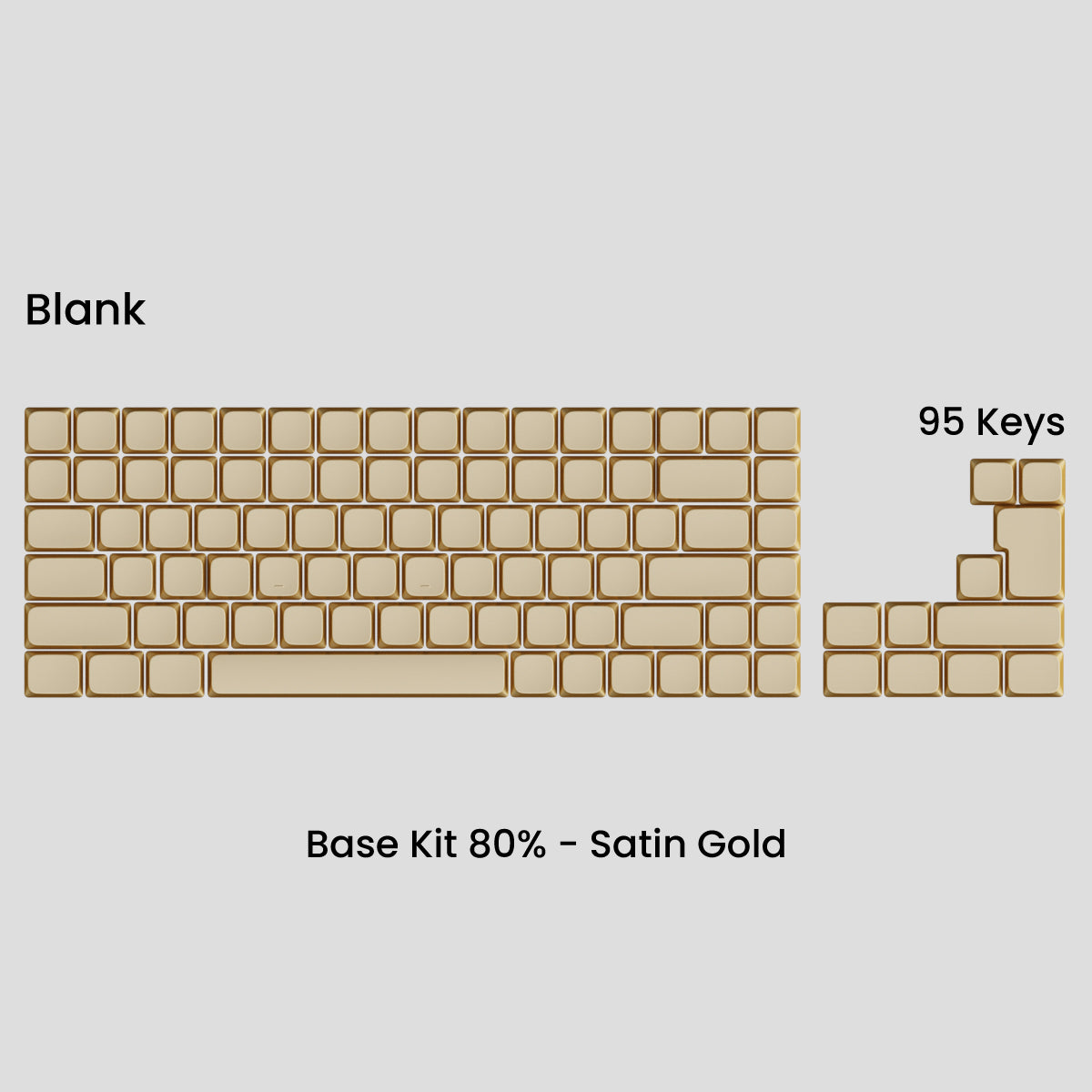 Awekeys Air Low-Profile Metal Keycaps