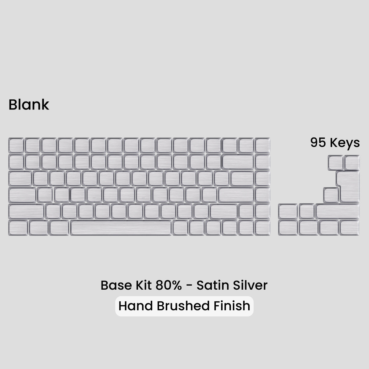 Awekeys Air Low-Profile Metal Keycaps