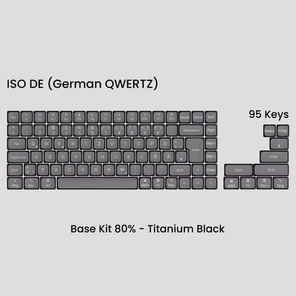 Awekeys Air Low-Profile Metal Keycaps
