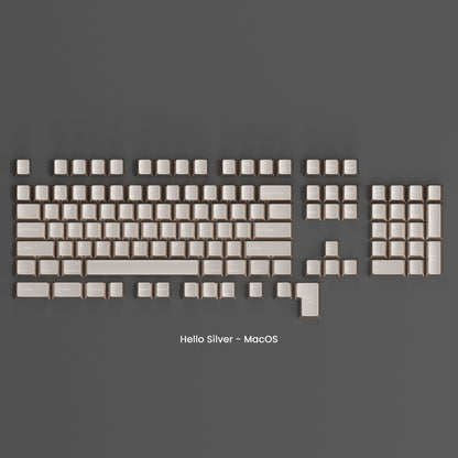 Full Metal Keycaps Set For Mac 116 Keys