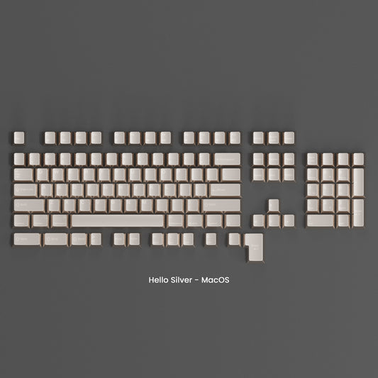 Full Metal Keycaps Set For Mac 116 Keys