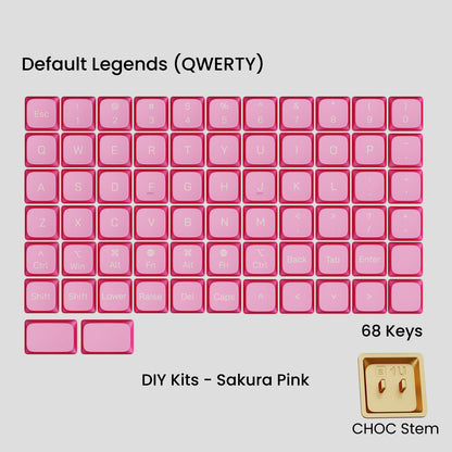 Awekeys Air Low-Profile Metal Keycaps - CHOC Switches