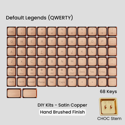 Awekeys Air Low-Profile Metal Keycaps - CHOC Switches