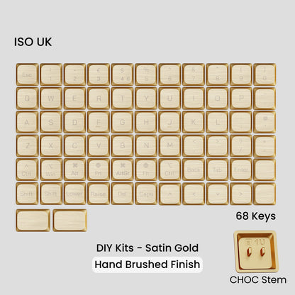 Awekeys Air Low-Profile Metal Keycaps - CHOC Switches