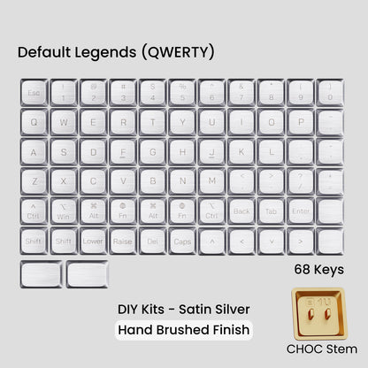 Awekeys Air Low-Profile Metal Keycaps - CHOC Switches