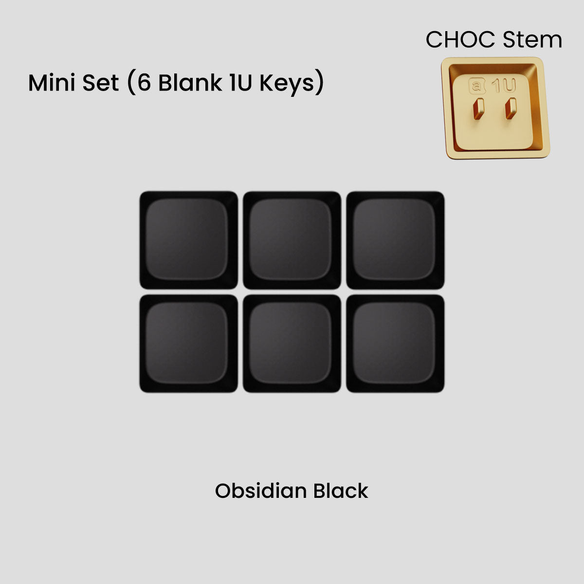 Awekeys Air Low-Profile Metal Keycaps - CHOC ver