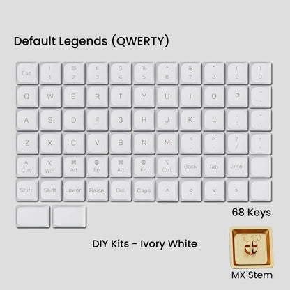 Awekeys Air Low-Profile Metal Keycaps