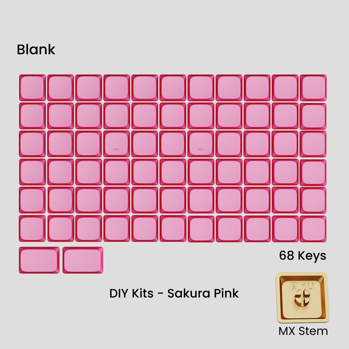 Awekeys Air Low-Profile Metal Keycaps