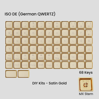 Awekeys Air Low-Profile Metal Keycaps