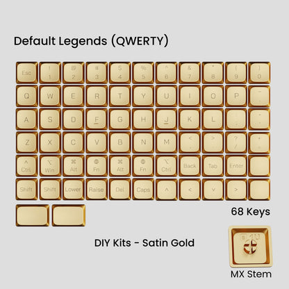 Awekeys Air Low-Profile Metal Keycaps