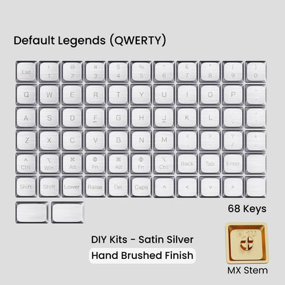 Awekeys Air Low-Profile Metal Keycaps