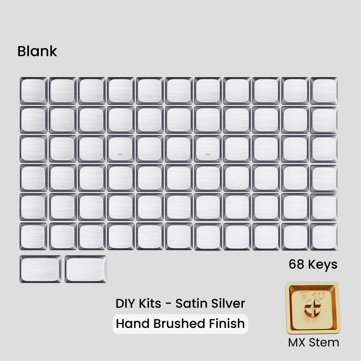 Awekeys Air Low-Profile Metal Keycaps