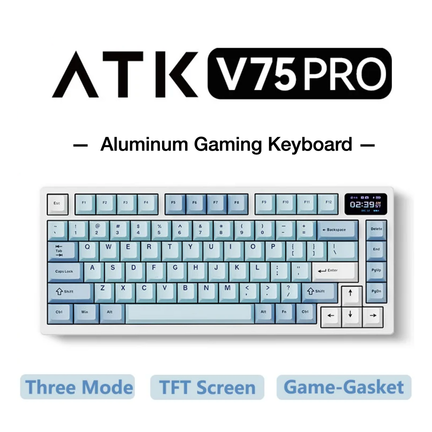 VGN ATK VXE V75PRO Aluminum Gaming Keyboard Tri-Mode Hot Plug