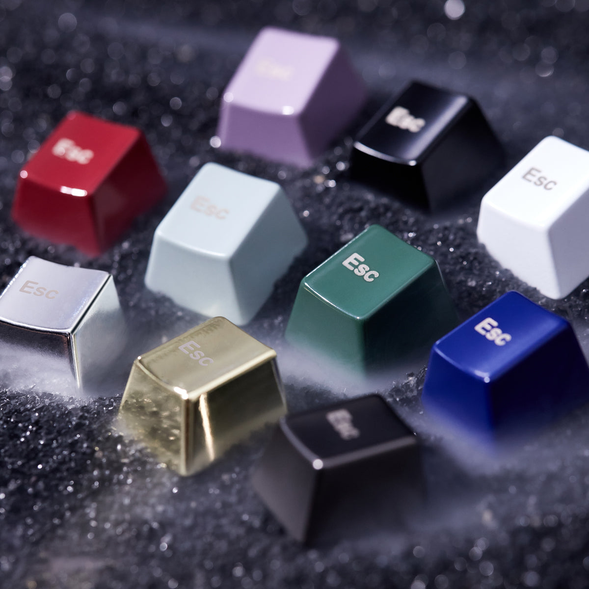 Full Metal Keycap Set Special Edition (Gold/Silver/Titanium/Copper Eagle/Satin Gold)