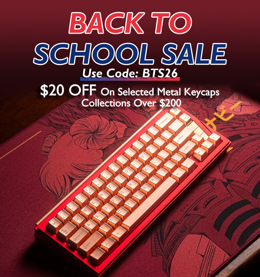 Awekeys: Full Metal Keycaps Set for Keyboards | Best Custom Keycaps