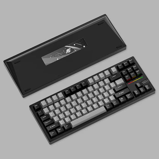 Galaxy80 Aluminum TKL Keyboard Triple Mode 2.4G Bluetooth Wired Wireless Keyboard