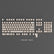 Full Metal Keycaps Set Designered for Mac - Hello Silver – Awekeys