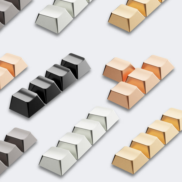 Awekeys Full Metal Keycaps Mini Set (4 PCS)