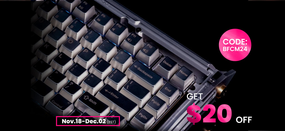 Awekeys: Refined Typing Experience in Full Metal Keycaps Set